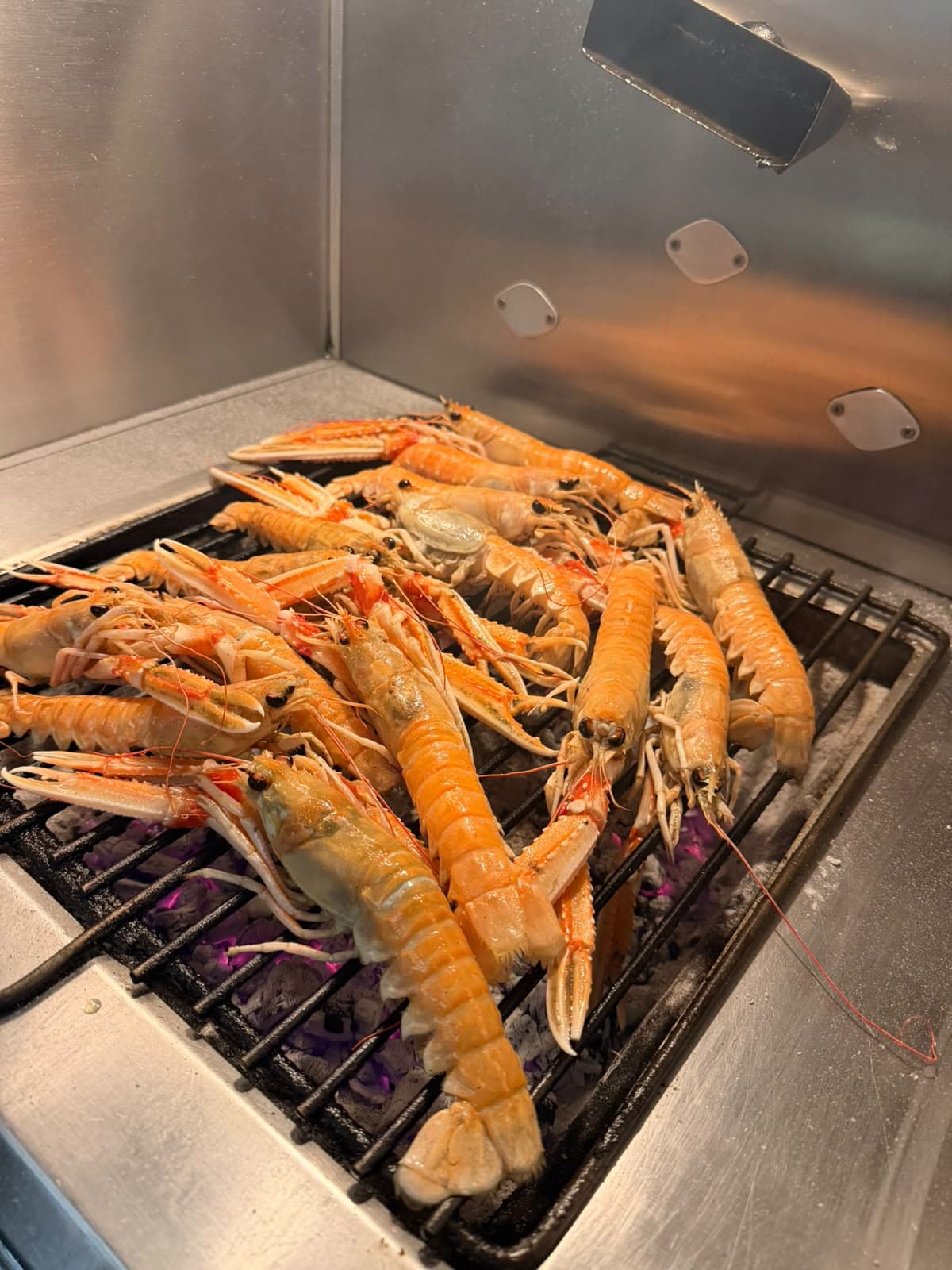Scampi alla brace